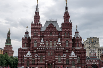 Fototapeta premium Moskau, Staatliches Historisches Museum Am Roten Platz 