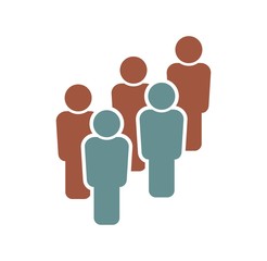Business people related icon on background for graphic and web design. Simple illustration. Internet concept symbol for website button or mobile app.