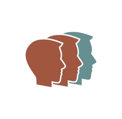 Business people related icon on background for graphic and web design. Simple illustration. Internet concept symbol for website button or mobile app.