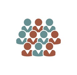 Business people related icon on background for graphic and web design. Simple illustration. Internet concept symbol for website button or mobile app.