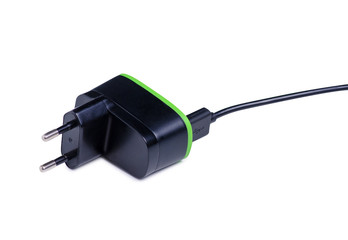 usb сharger equipment on white background isolation