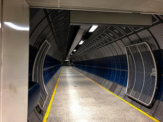 Dans les tunnels du métro de Londres