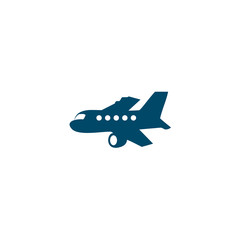 Plane logo design vector template