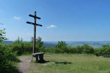 Doppelkreuz auf dem Staffelberg bei Bad Staffelstein