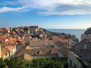 Fototapeta na wymiar Vue sur le palais Sponza Dubrovnik