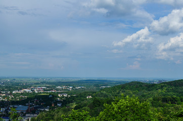 Fototapeta na wymiar Lwów panorama miasta