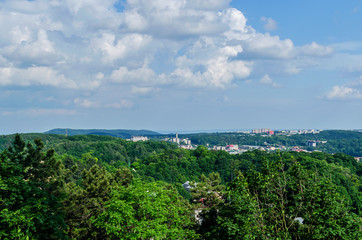 Fototapeta na wymiar panorama miasta Lwów 