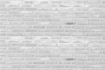 White brick wall texture background