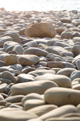 pebbles on the beach