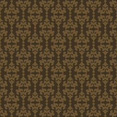 Dark decorative wallpaper seamless pattern vector illustration