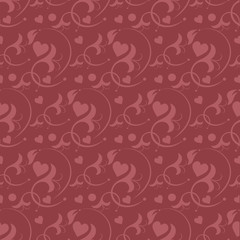Seamless pattern decorative wallpaper texture