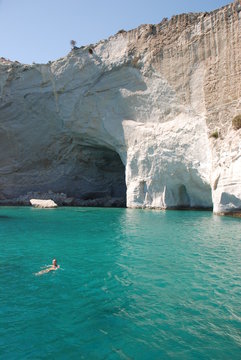 Milos Island, Cyclades islands / Greece 2018: The beautiful island of Milos