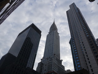 Fototapeta na wymiar Beautiful New York cityscape and high rise buildings
