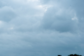 blue sky with clouds