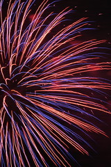 綺麗な夜空の花火