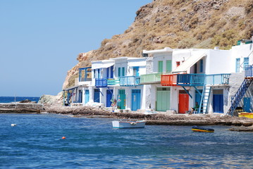 Milos Island, Cyclades islands / Greece 2018: The beautiful island of Milos
