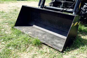 Spoon excavatorready for work activity