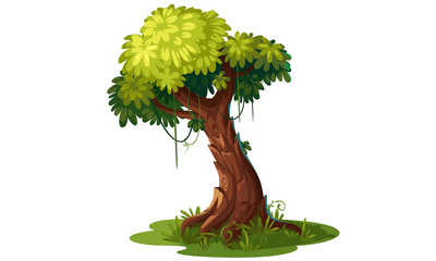 Beautiful tree vector illustration 2