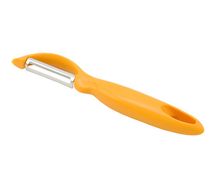 Orange peeler on a white background isolated