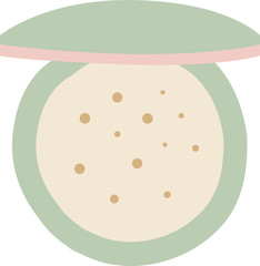  Children cute illustrations on the white isolated background. Flat design.