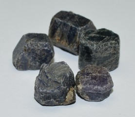 Sapphire raw gemstones