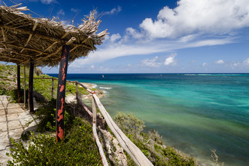 Beautiful tropical landscapes of Cuba coastline
