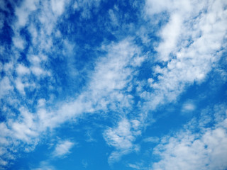 Blue sky background with cloud.