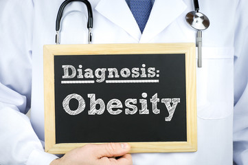 Diagnosis Obesity - Health message information