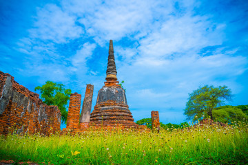 Si Sanphet Temple at Ayuthaya, Thailand