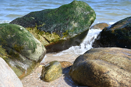 North Shore Long Island Rocks And Beach 