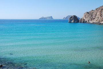 Fototapeta premium Milos Island, Cyclades islands / Greece 2018: The beautiful island of Milos