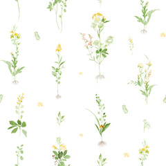 Floral pattern for wallpaper or fabric