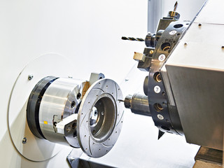 Turret multi bits milling machine © Sergey Ryzhov