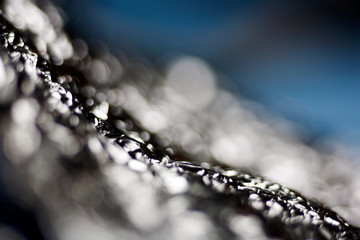 Aluminum foil macro abstract background fine art in high quality prints products fifty Megapixels