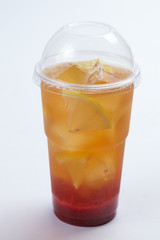 Fototapeta na wymiar summer drink, lemonade with mint and fruits