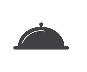 modern food tray icon, food dish icon 
