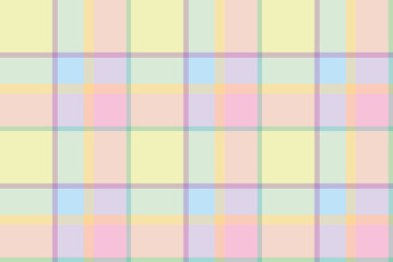 checkered background of stripes in pink, yellow, orange, green, blue and purple