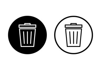 Trash icon. trash can icon. Delete icon vector