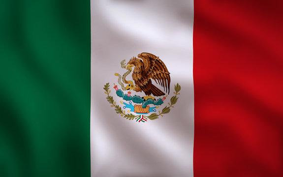 Mexican Flag Image Full Frame