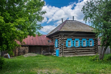 Russia. Perm region. Summer color in the Russian village .
