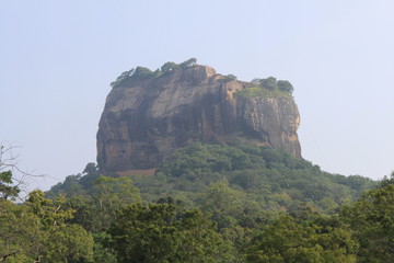 Fototapeta na wymiar Rocher du Lion au Sri Lanka