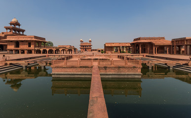 Agra, India - a Unesco World Heritage site located 40 km away from Agra, and former capital of the...