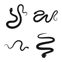 Vector illustration of nature and medicine icon. Set of nature and evil stock symbol for web.