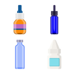 Vector illustration of pharmacy and pharmaceutical logo. Collection of pharmacy and health stock vector illustration.