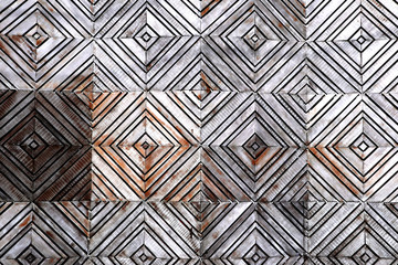 Artistic wooden panel