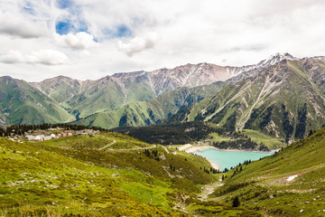 Fototapeta na wymiar Big Almaty Peak