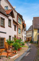 Fototapeta na wymiar Altstadt Amorbach, Odenwald