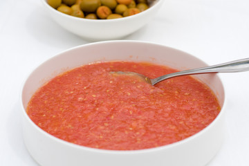 Salsa de tomate para untar en el pan