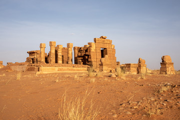 Naqa is a ruined ancient city of the Kushitic Kingdom of Meroe in modern-day Sudan