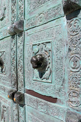 détail de la porte